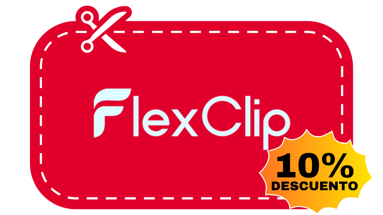 cupón descuento flexclip 10% descuento