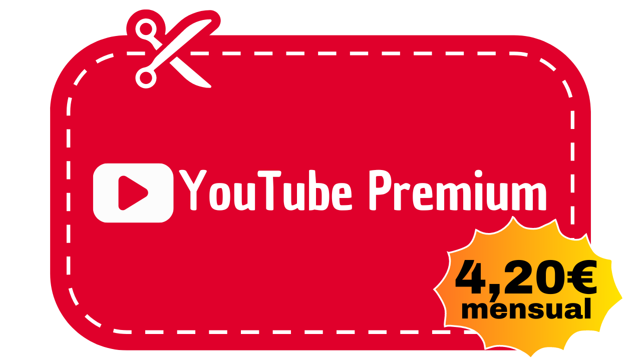 cupón descuento youtube premium