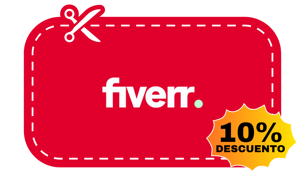 discount coupon fiverr 10% discount