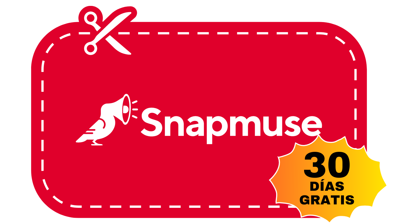 cupón descuento snapmuse 30 días gratis