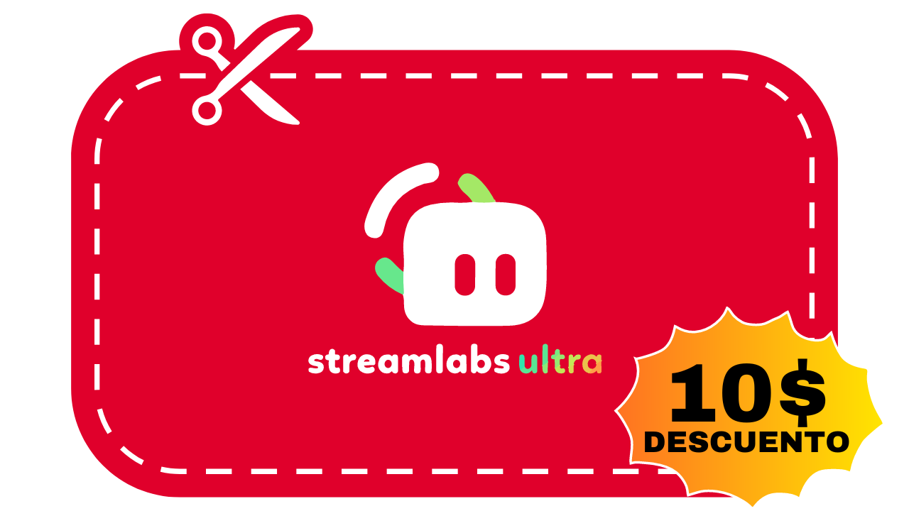 cupón descuento streamlabs ultra 10$ descuento