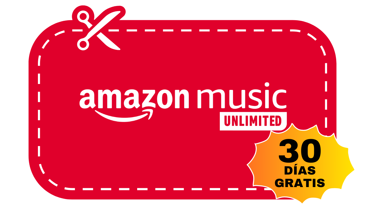 cupón descuento amazon music 30 días gratis