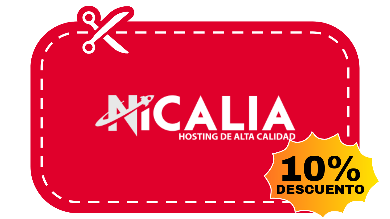 cupón descuento nicalia 10% descuento